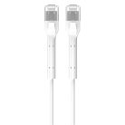 Extralink LAN patch cable, Cat.6 U/FTP, 3 m, 1 Gbit, flexible connector, shielded twisted pair, pure copper, white.