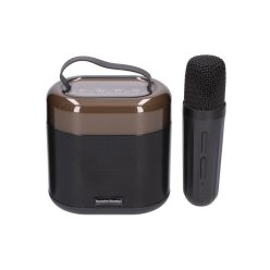 Extralink Kids karaoke LED speaker, 1 microphone, black