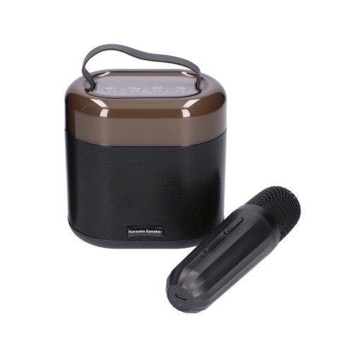 Extralink Kids karaoke LED speaker, 1 microphone, black