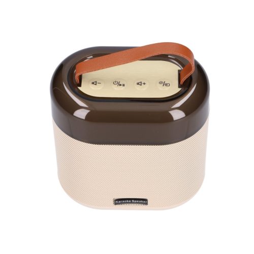 Extralink Kids karaoke LED hangszóró, 1 mikrofonnal, fehér