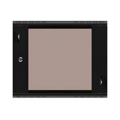   Extralink Premium 9U 600x450 black, rack szekrény, szerszám nélküli szerelés, falra szerelhető