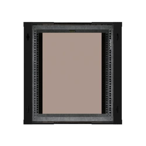 Extralink Premium 12U 600x450 black, rack cabinet, tool-free assembly, wall-mounted