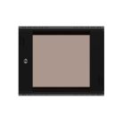 Extralink Premium 9U 600x600 black, rack cabinet, tool-free assembly, wall-mounted