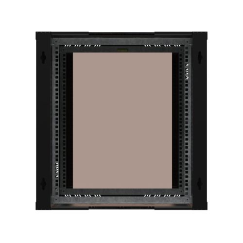 Extralink Premium 12U 600x600 black, rack cabinet, tool-free assembly, wall-mounted