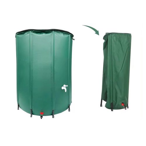 Extralink faltbarer Regenwasserauffangbehälter, 100 Liter, mit Hahn