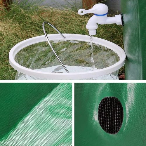 Extralink faltbarer Regenwasserauffangbehälter, 100 Liter, mit Hahn