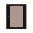 Extralink Premium 15U 600x600 black, rack cabinet, tool-free assembly, wall-mounted