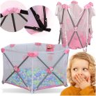 Extralink Kids összecsukható gyermek játszókeret, száraz medencével, 140x68 cm, K-461 modell