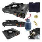 Extralink Tragbare Gaskochstelle für Camping, 2-in-1, mit Tasche