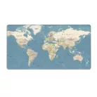 Extralink large light world map patterned mouse and keyboard pad for gamers, 40x90 cm - 1074