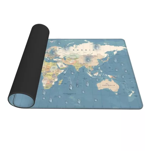 Extralink large light world map patterned mouse and keyboard pad for gamers, 40x90 cm - 1074