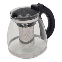   Extralink Glas Teekanne mit Filter und Kaffeebereiter, 1,5 Liter