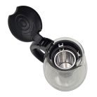 Extralink üveg teáskanna szűrővel, kávéfőzővel, 1,5 liter