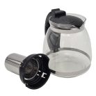 Extralink üveg teáskanna szűrővel, kávéfőzővel, 1,5 liter