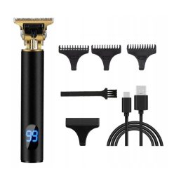   Extralink hair clipper and trimmer with built-in display, black, with accessories