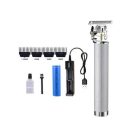 Extralink hair clipper and trimmer, silver color, with various size cutting heads