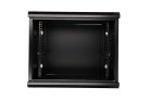 Extralink 9U 600x600 black, rack cabinet, wall-mounted