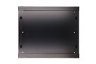 Extralink 9U 600x600 black, rack cabinet, wall-mounted
