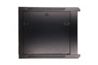 Extralink 9U 600x600 black, rack cabinet, wall-mounted