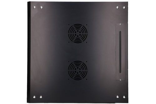 Extralink 9U 600x600 black, rack cabinet, wall-mounted