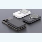 Extralink MagSafe 10000mAh szürke, powerbank, 38,5Wh, PD 20W+15W, USB-C, USB-A