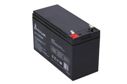 Extralink AGM 12V 7.2Ah/7Ah battery, maintenance-free