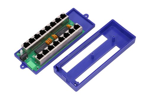 Extralink 8-Port Gigabit PoE Injektor, 8x 1000 Mb/s RJ45, Modus B