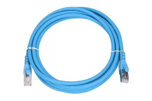 Extralink Cat. 6a S/FTP 3m, LAN patch cable, copper twisted pair, 10 Gbps