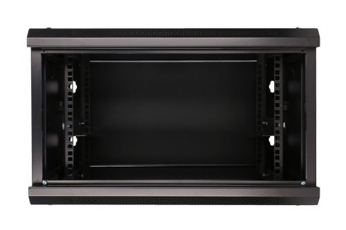 Extralink 6U 600x600 black, rack cabinet, wall-mounted