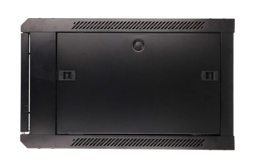 Extralink 6U 600x600 black, rack cabinet, wall-mounted
