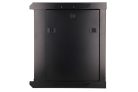 Extralink 9U 600x450 black, rack cabinet, wall-mounted
