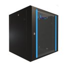 Extralink 12U 600x600 black, rackmount cabinet, wall-mounted
