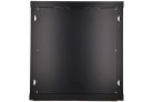 Extralink 12U 600x600 black, rackmount cabinet, wall-mounted