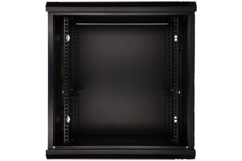 Extralink 12U 600x450 black, rackmount cabinet, wall-mounted
