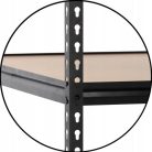 Extralink 5-stufiges Regalsystem mit Schublade, 180x90x60 cm, 175 kg Tragfähigkeit - 2127