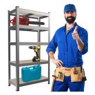 Extralink Regalsystem, 5-stufig, 180x90x30 cm, 175 kg Tragfähigkeit - 5870