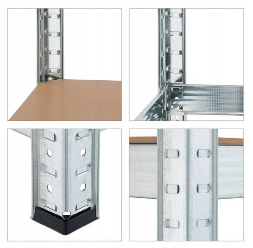 Extralink Regalsystem, 5-stufig, 180x40x40 cm, 175 kg Tragfähigkeit - 9412