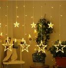 LED-Lichtvorhang mit Sternenmuster, für den Außenbereich, BN-434