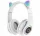 Extralink Kids Headphones Pro White | Vezetékes headphones | Cat Ears