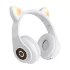Extralink Kids Headphones Pro White | Vezetékes headphones | Cat Ears