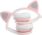 Extralink Kids Headphones Pro Pink | Vezetékes fejhallgató | Cat Ears
