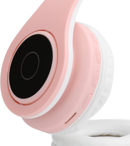 Extralink Kids Headphones Pro Pink | Vezetékes fejhallgató | Cat Ears