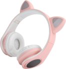 Extralink Kids Headphones Pro Pink | Vezetékes fejhallgató | Cat Ears