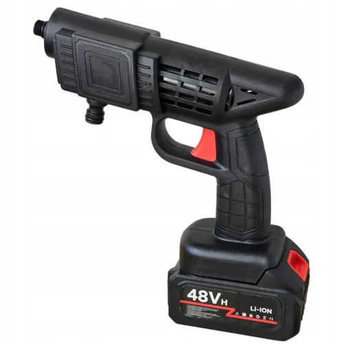 EXTRALINK battery-powered pressure washer for windows, garden, and paving stones, 2 battery sets