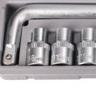 Extralink Powerlink | Tool Set | Socket Wrenches, Case, 10 Pieces