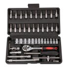Extralink Powerlink | Tool Set | Socket Wrenches, Case, 46 Pieces