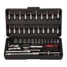 Extralink Powerlink | Tool Set | Socket Wrenches, Case, 46 Pieces
