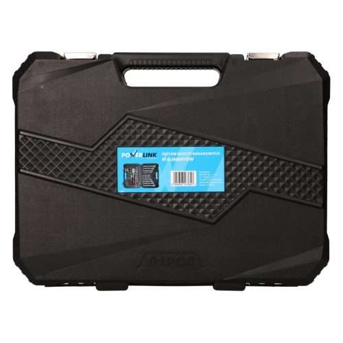 Extralink Powerlink | Tool Set | Socket Wrenches, Case, 61 Pieces