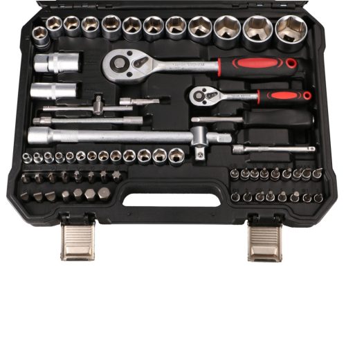 EXTRALINK POWERLINK dugókulcs készlet, szerszámkoffer, 82 db