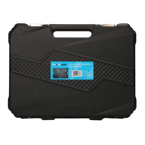 EXTRALINK POWERLINK dugókulcs készlet, szerszámkoffer, 82 db